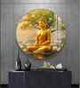 Gautama Buddha Acrylic Round Wall Art