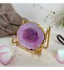 Gayatri Mantra Metal Holder with Pink Agate