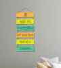 Gayatri Mantra Spiritual Wooden Wall Hanging for Living Room Home Decor