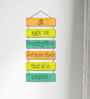Gayatri Mantra Spiritual Wooden Wall Hanging for Living Room Home Decor