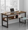 Gayle (Medium) Metal Writing Table in Natural Colour