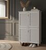 Gayle 4 Door Shoe Rack In White FInish