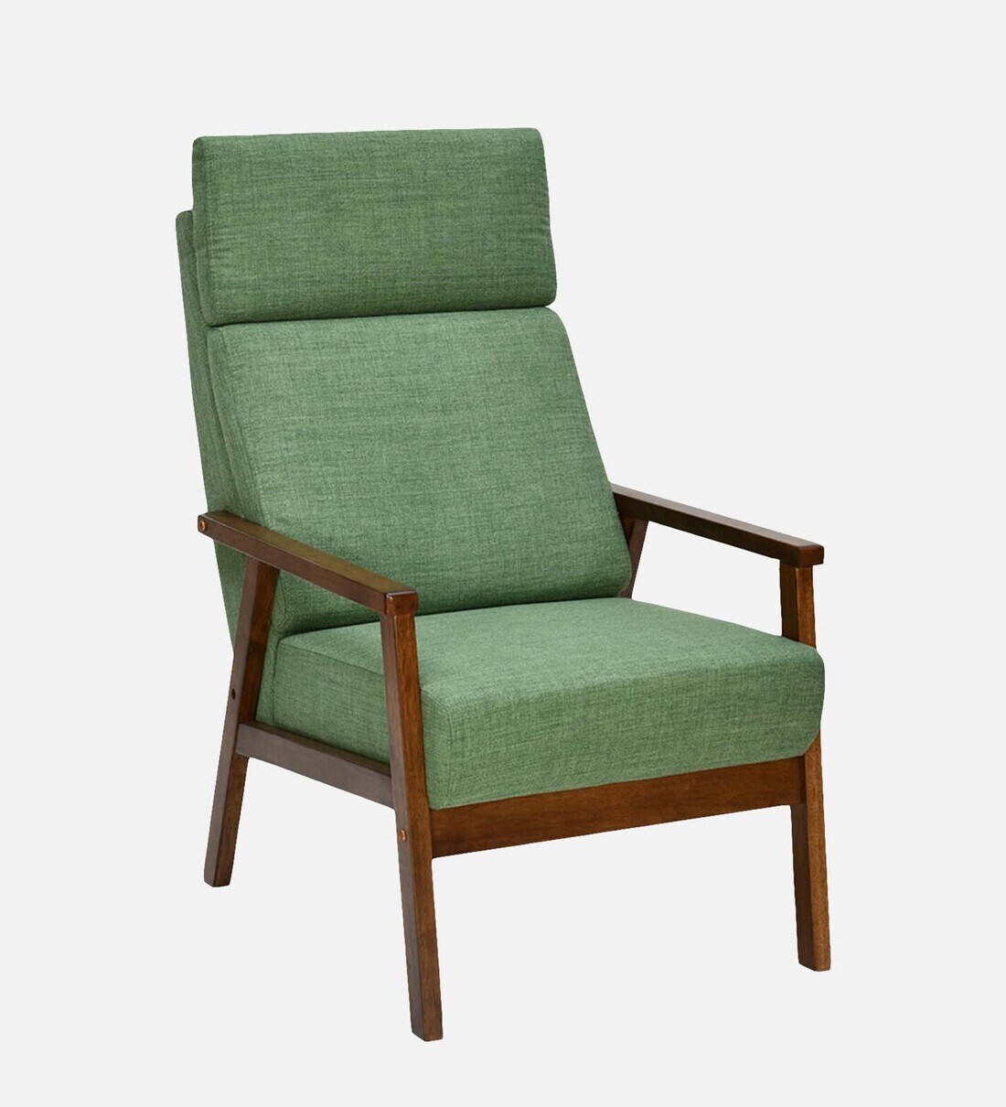 Buy Genoa Fabric Arm Chair In Green Finish at 58% OFF by Nilkamal