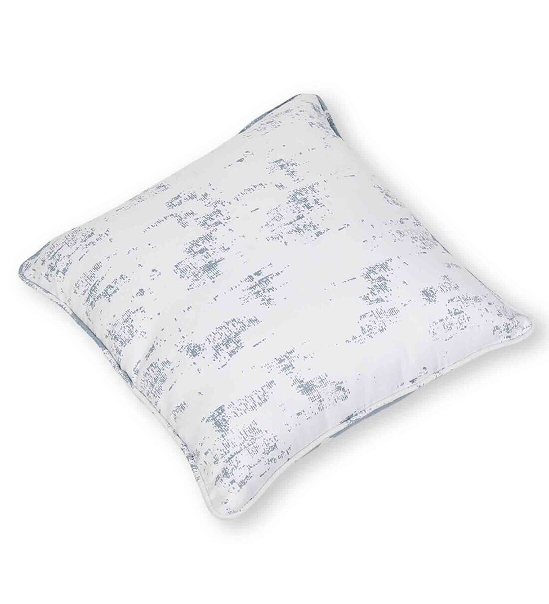 Buy Geometric 240 TC Pure Cotton Cushion Cover (Set of 2) in Grey Color