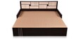 Gems Queen Size Pull-Out Sofa Cum Bed with Storage & Mattress in Beige Colour