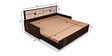 Gems Queen Size Pull-Out Sofa Cum Bed with Storage & Mattress in Beige Colour
