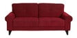 Madrid Fabric 3 Seater Sofa In Rust Red Colour