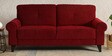 Madrid Fabric 3 Seater Sofa In Rust Red Colour