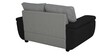 Georgia Fabric 2 Seater Sofa in Black & Grey Colour