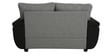 Georgia Fabric 2 Seater Sofa in Black & Grey Colour
