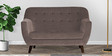 German Fabric 2 Seater Sofa In Caspa Brown Colour