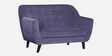 German Fabric 2 Seater Sofa In Denim Blue Colour