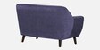 German Fabric 2 Seater Sofa In Denim Blue Colour