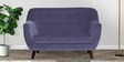 German Fabric 2 Seater Sofa In Denim Blue Colour
