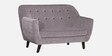 German Fabric 2 Seater Sofa In Sudu Grey Colour
