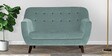 German Fabric 2 Seater Sofa In Suka Blue Colour