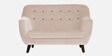 German Fabric 2 Seater Sofa In Woom Beige Colour