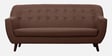 German Fabric 3 Seater Sofa in Coffee Brown Colour