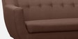 German Fabric 3 Seater Sofa in Coffee Brown Colour