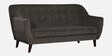 German Fabric 3 Seater Sofa In Core Brown Colour