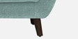 German Fabric 3 Seater Sofa In Suka Blue Colour