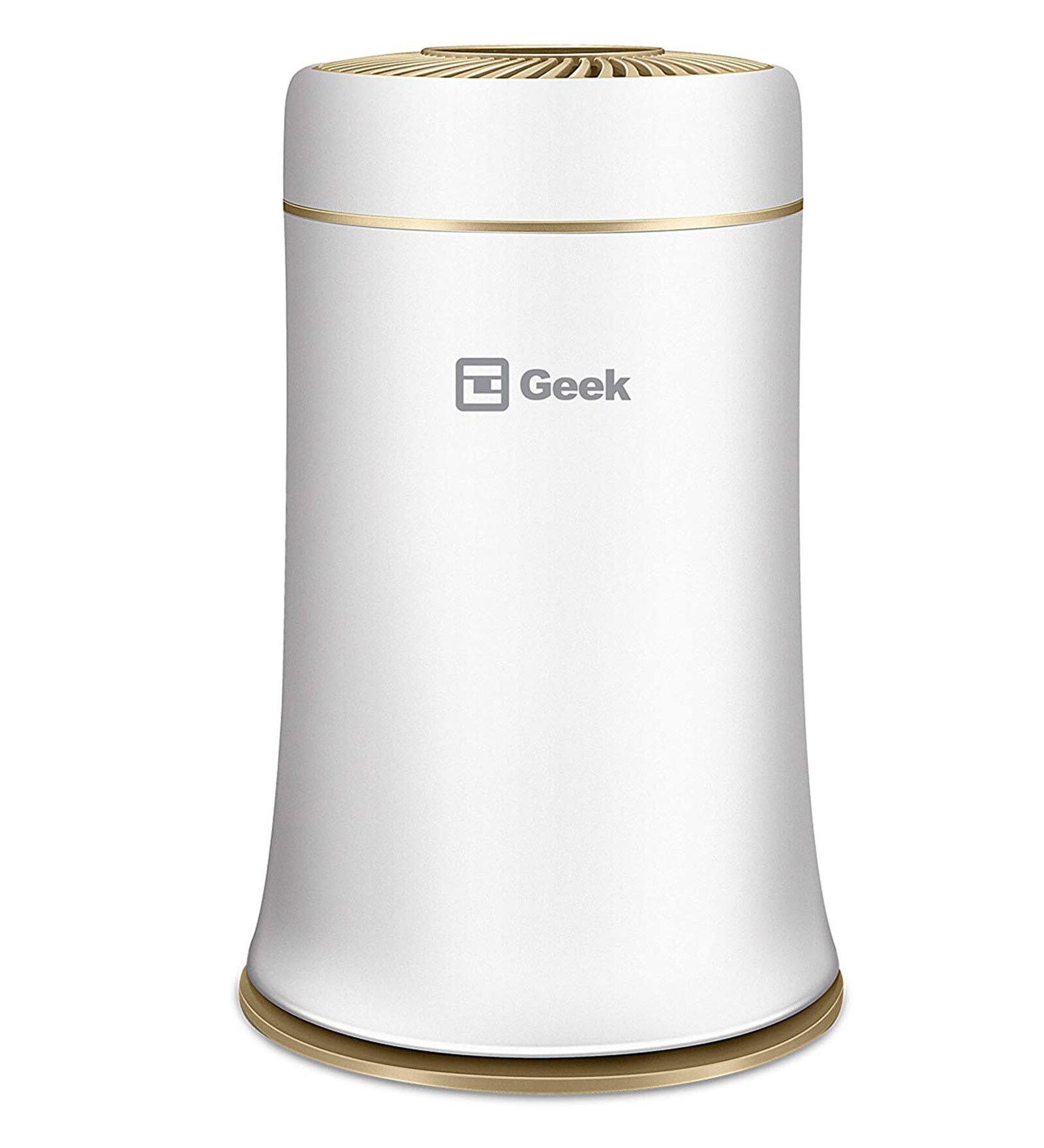 Geek Ikuku A6 Air Purifier with HEPA Filter, Digital LED Display and ObliqFlow Purification Technology (White)