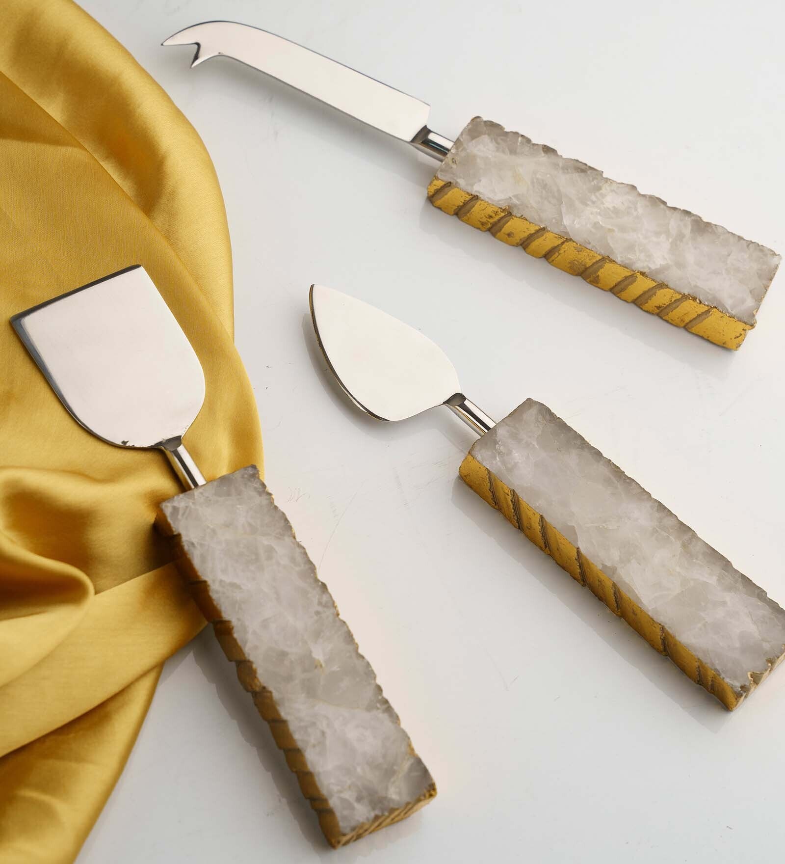 Gem Stone (Set of 3) Gem stone Knive Set