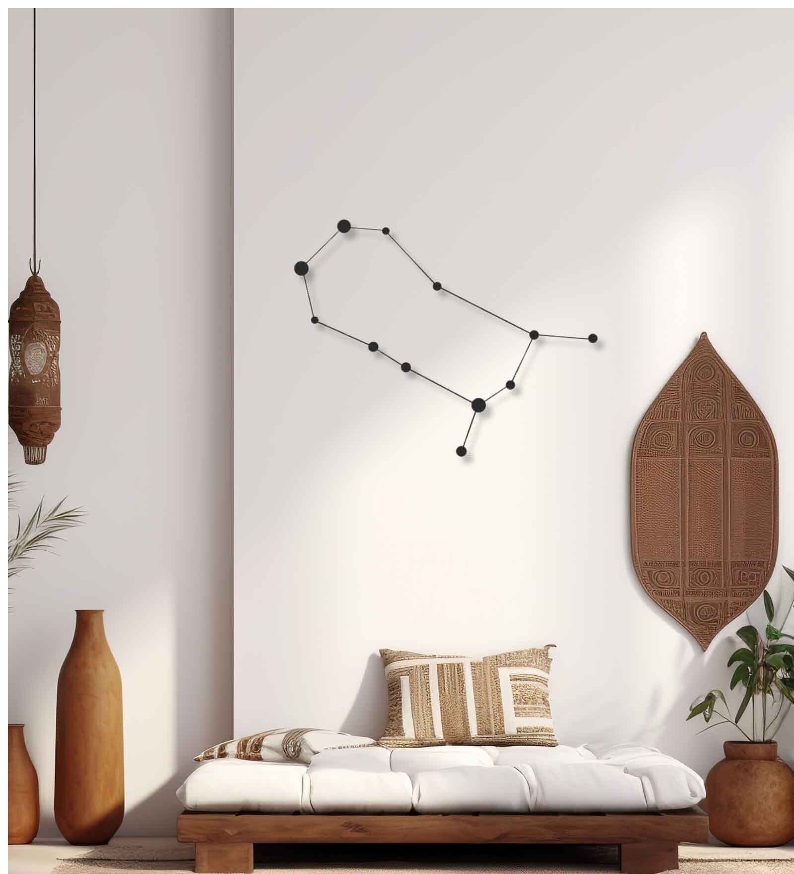 Buy Gemini Constellation Black Mild Steel Wall Art at 31% OFF by ...