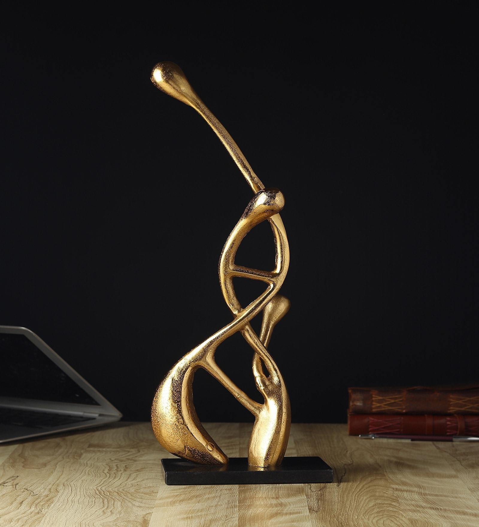 Gold Aluminium Genome Pture Decorative Sculpture