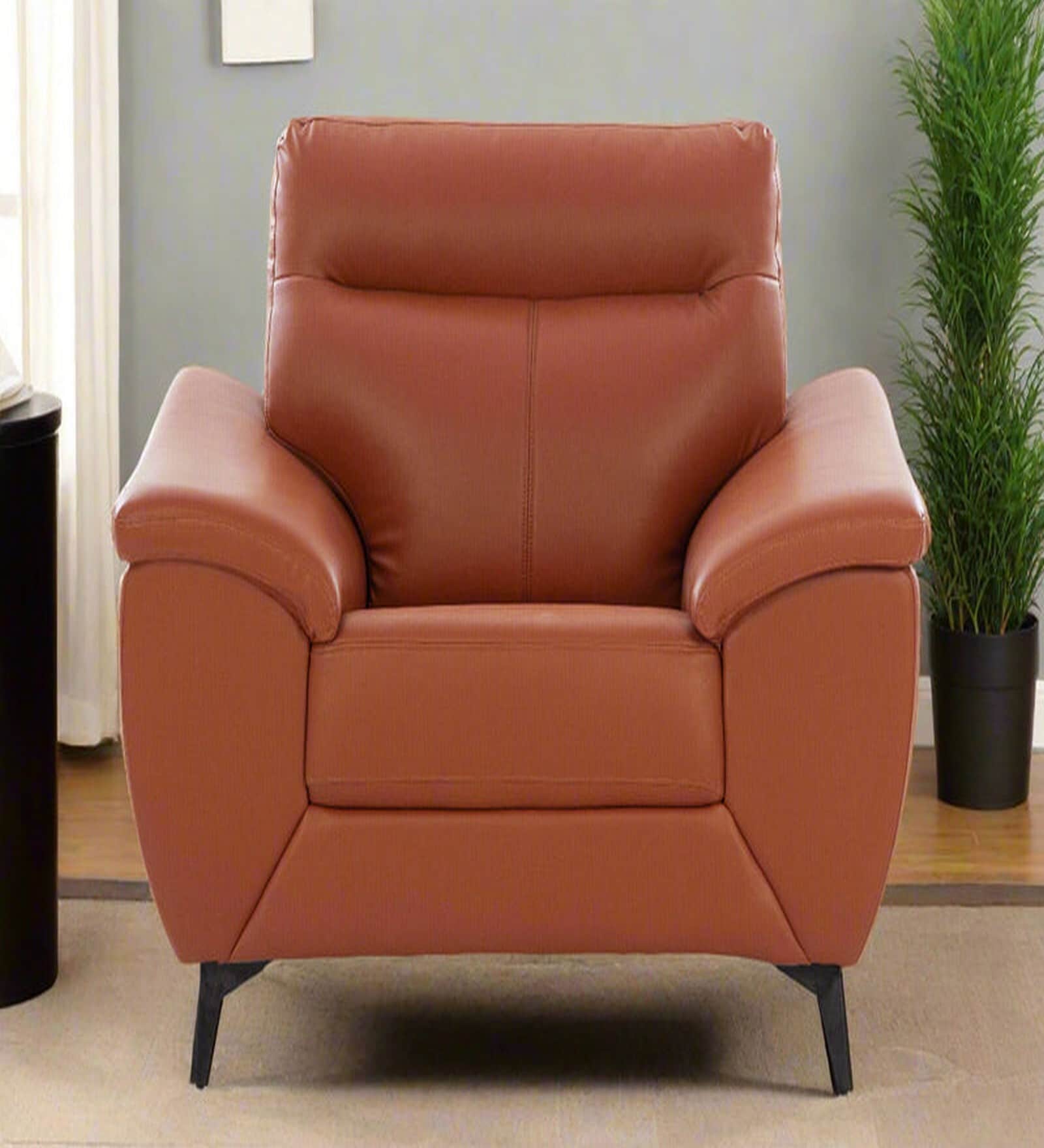 Genova 1 Seater Sofa In Tan Color