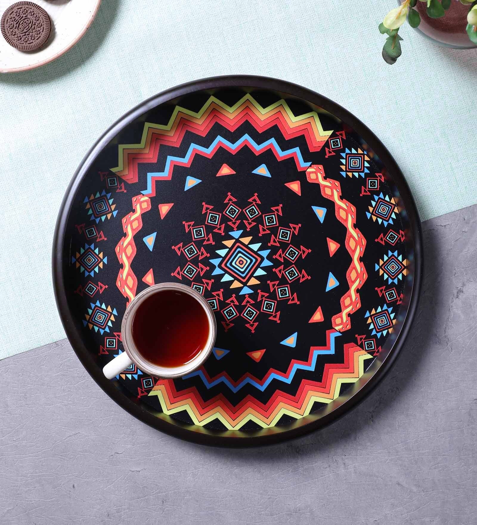 MDF Round Serving Tray