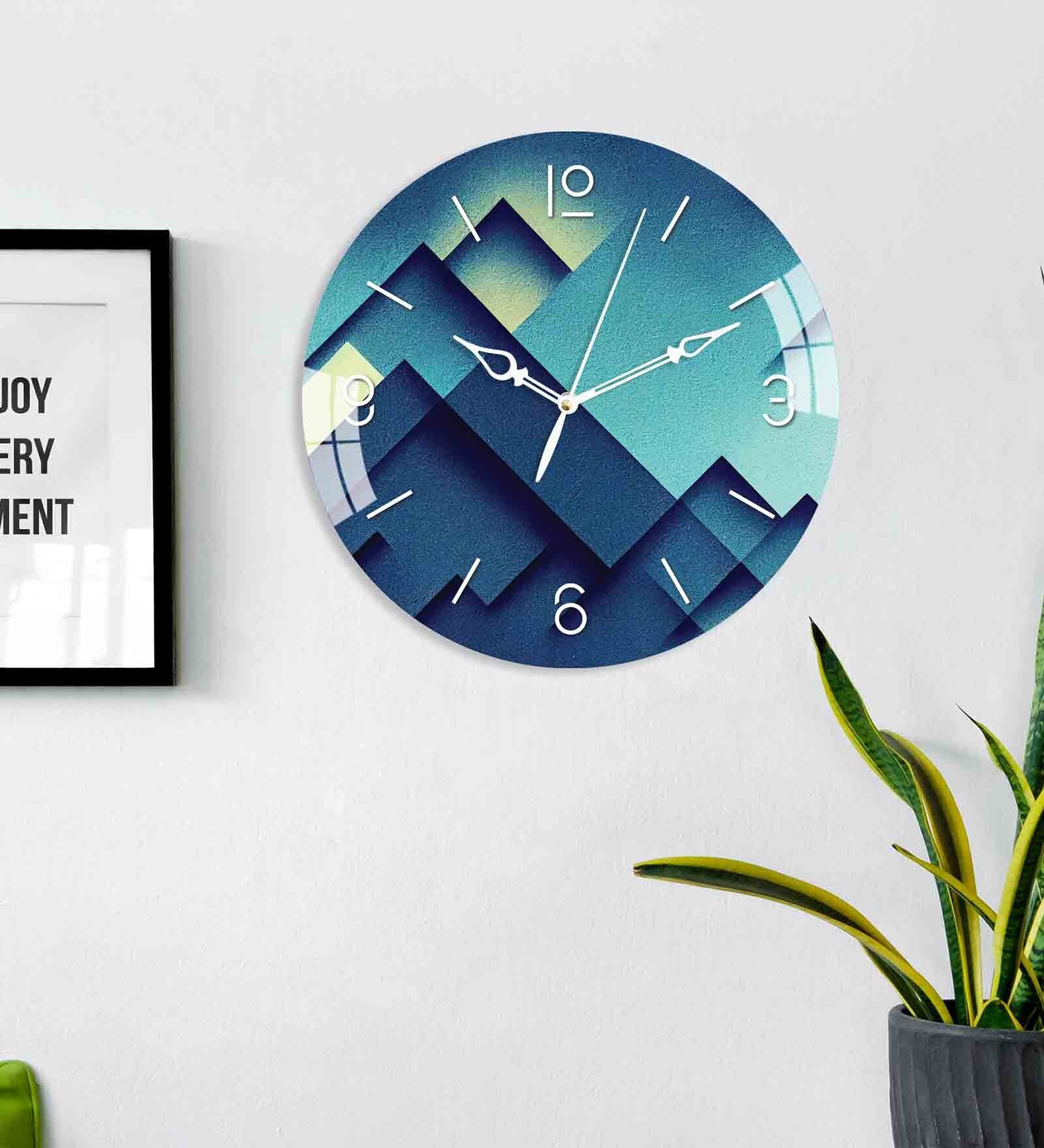 Geometrical Figures Acrylic Wall Clock
