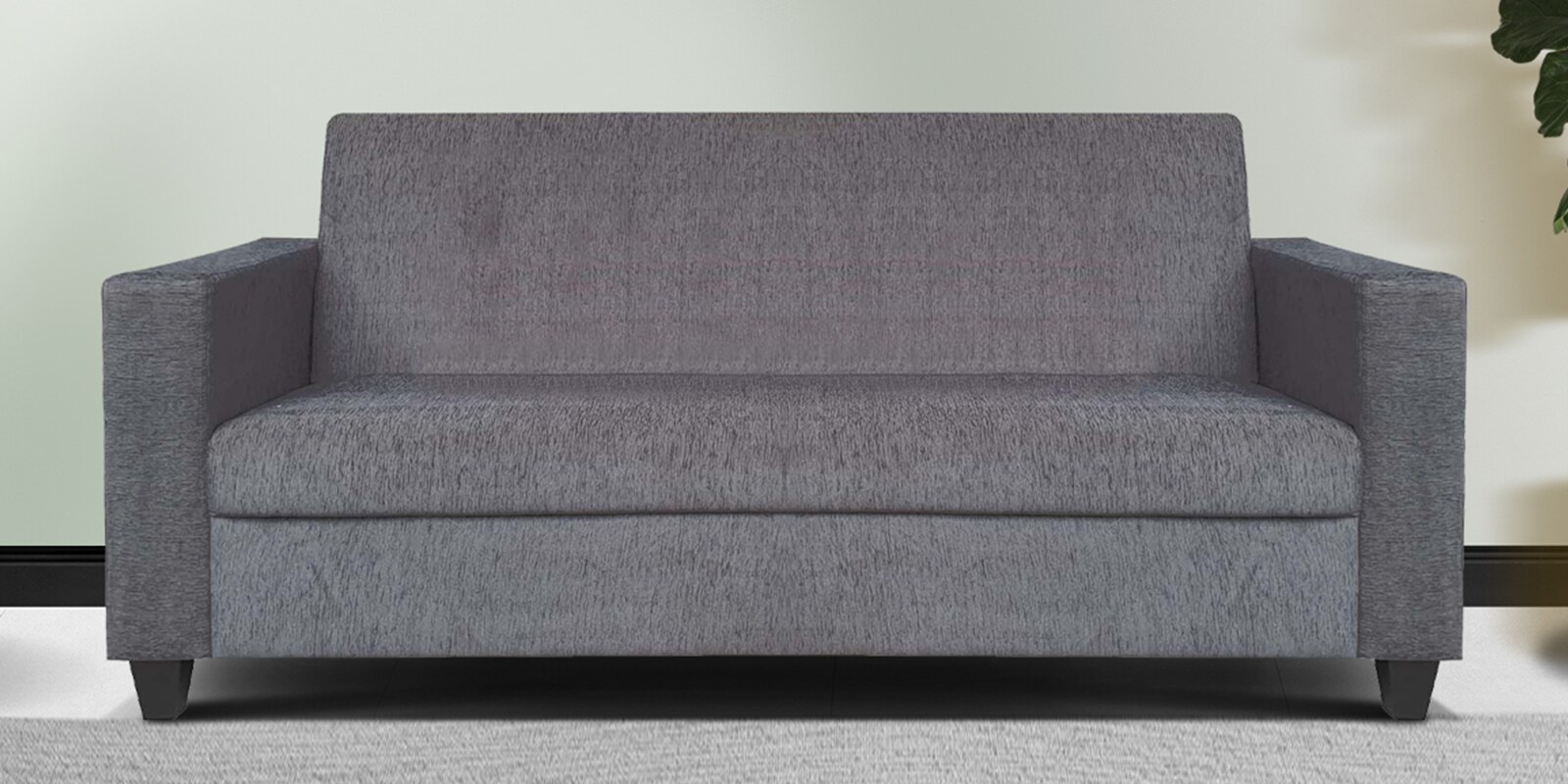 Buy Genoa Fabric 3 Seater Sofa In Grey Colour at 53 OFF by ARRA Pepperfry