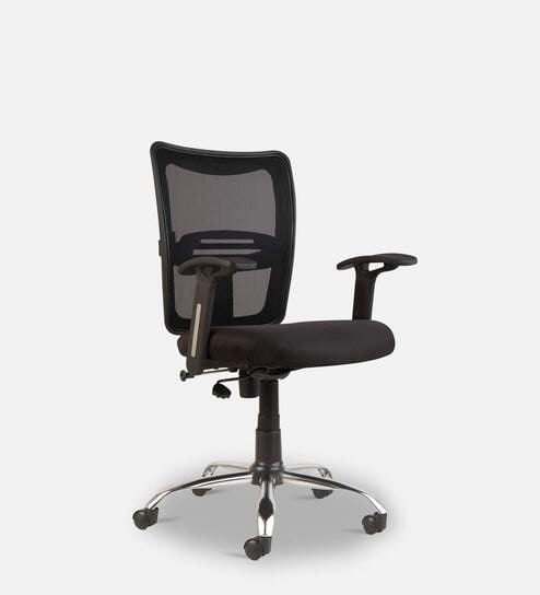 Gemini Office Ergonomic Mesh Chair in Black Colour