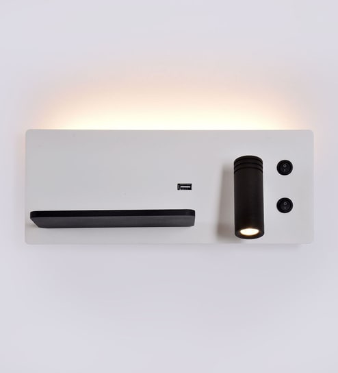 Genius Metal LED Novelty Wall Light (White)
