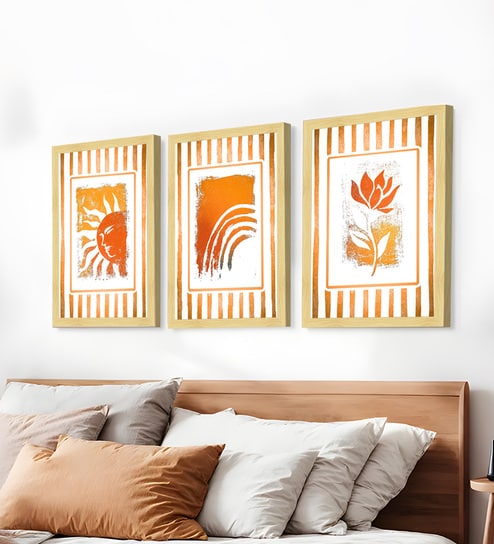 art street Modern Minimal Wall Art Framed Set of 3-picture-13