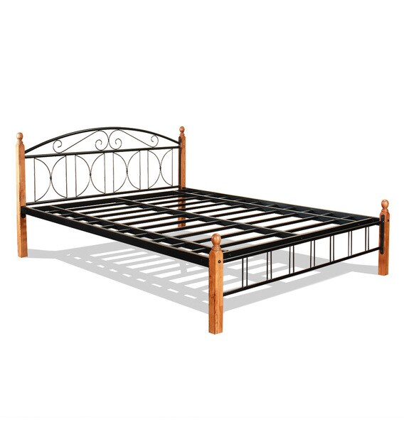 Buy Metallika King Size Bed by FurnitureKraft Online