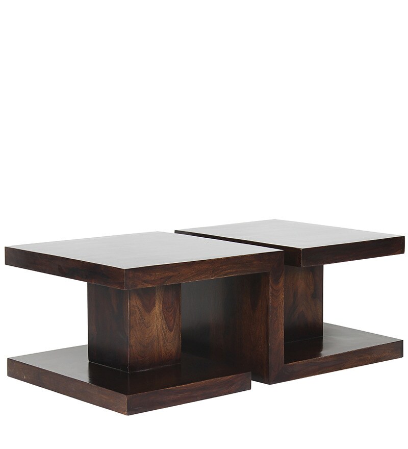 Buy Geometric Coffee Table by Wood Dekor Online Modern Rectangular