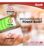 Geek Glantoir A9 Wireless Handheld Vacuum Cleaner with 2200 mAh Rechargeable Lithium Ion Battery with 10 KPA Suction Power for Floor, Carpet and Car, Grey