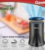 Geek Ikuku A2 Air Purifier with HEPA Filter and ObliqFlow Purification Technology (Gold)