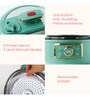 Geek Robocook Glam 3 liter Automatic Electric Pressure Cooker with Non Stick Pot, Teal