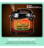 Geek Robocook Nuvo 6L Electric Pressure Cooker with Non Stick Pot, Black