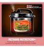 Geek Robocook Zeta 5 Liters Electric Pressure Cooker with NS Pot, Black
