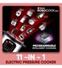 Geek Robocook Zeta 8 liter Electric Pressure Cooker with SS Pot, Black