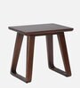 Geelong Solid Wood Seating Stool in Walnut Finish