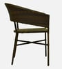 Geelong Wicker Table And Chair Set ( With 4 Chairs ) In Brown Finish
