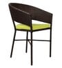 Geelong Wicker Table And Chair Set ( With 4 Chairs ) In Brown Finish