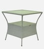 Geelong Wicker Table And Chair Set ( With 4 Chairs ) In Grey Finish