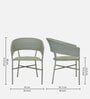 Geelong Wicker Table And Chair Set ( With 2 Chairs ) In Grey Finish