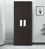 Gella 2 Door Wardrobe in Dark Brown & Cream Colour